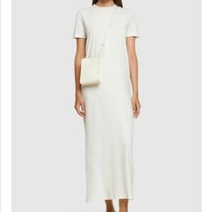 The Frankie Shop Maya Cotton Blend T-shirt Midi Dress Size Large